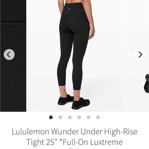 Lululemon Black High-Rise Leggings